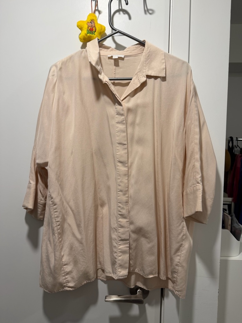 COS Pale Blush Pink Blouse